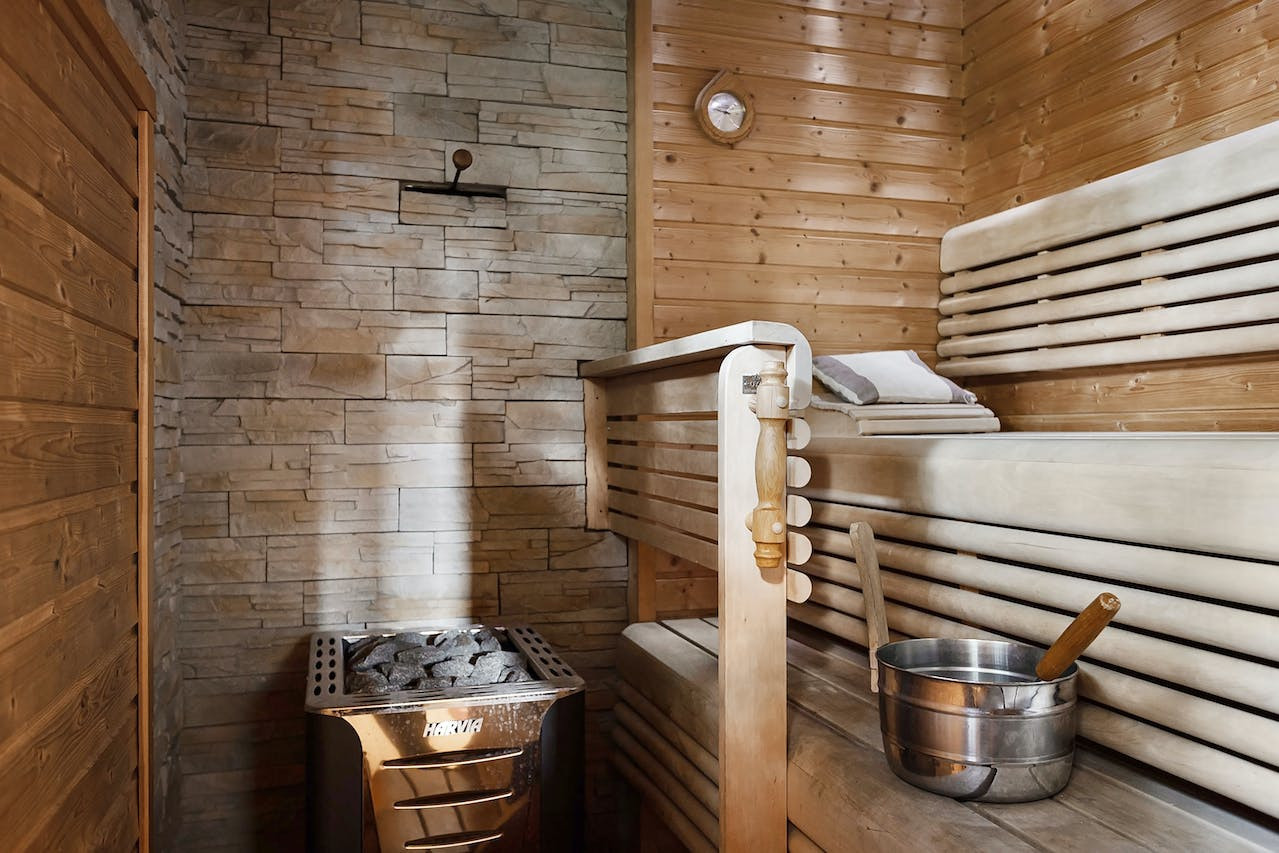Sauna. Image by Pexels