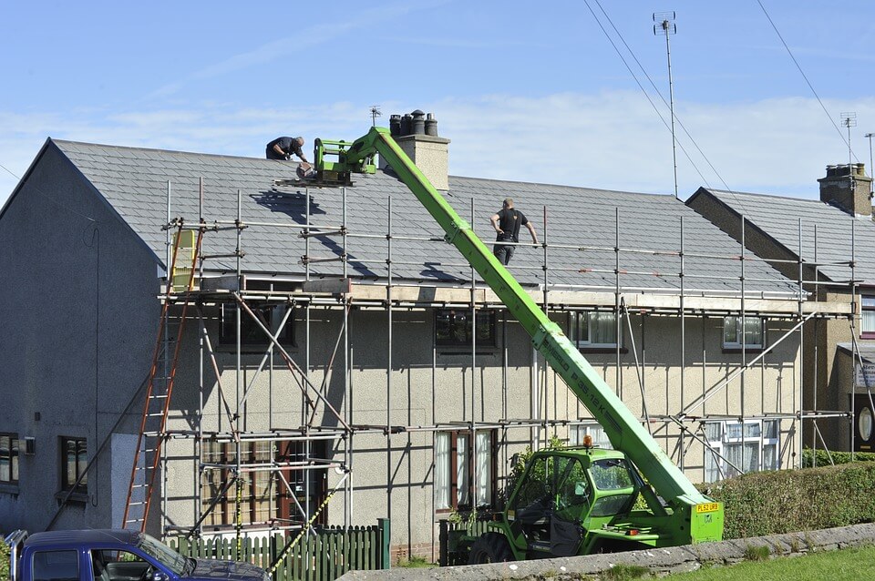 roofers on a roof