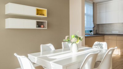 moder dining area, kitchen