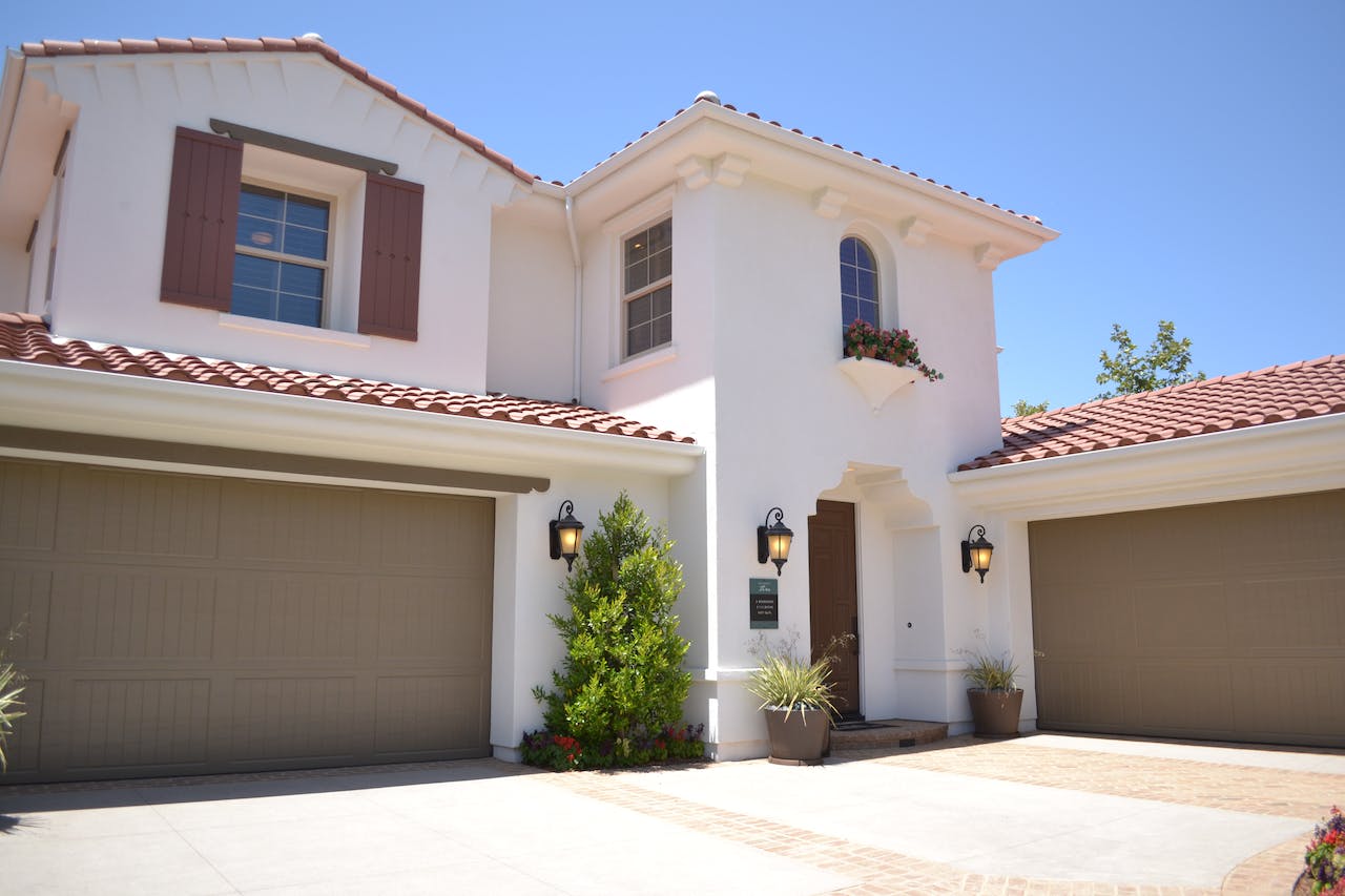 large house with a garage