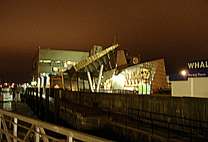 New England Aquarium at Night