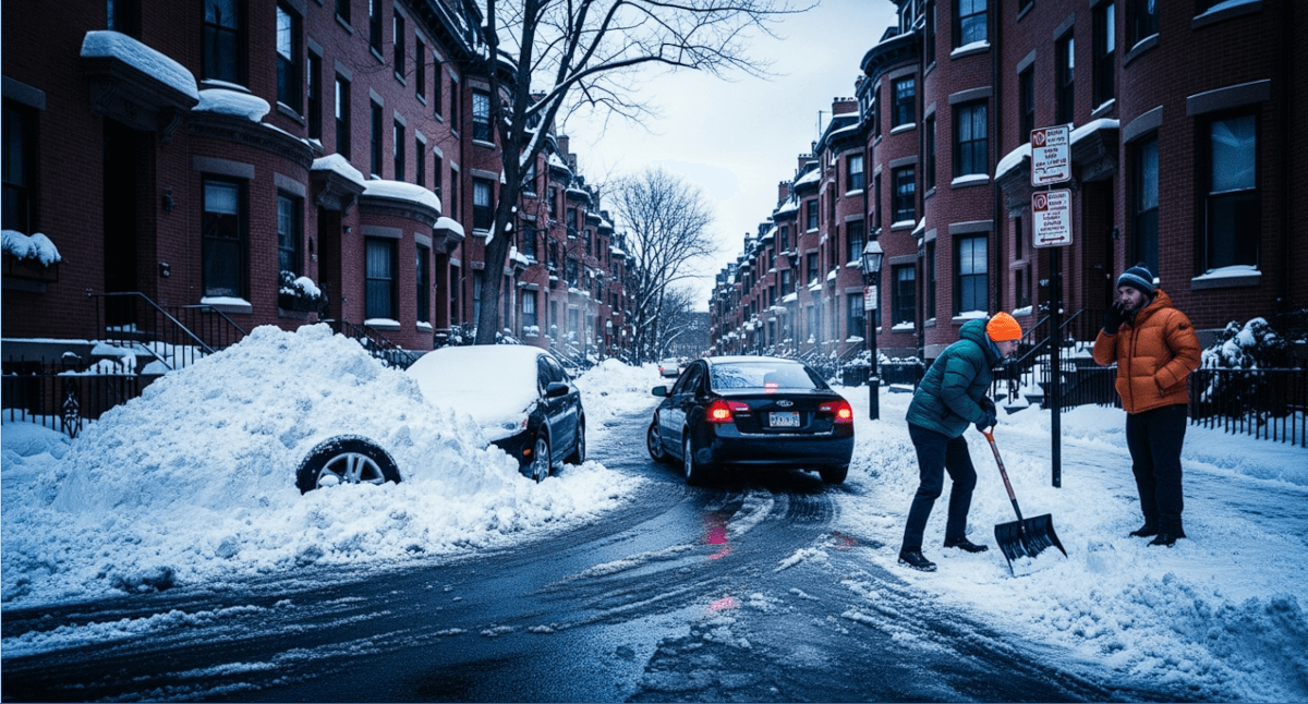 People showeling in Boston. Image by Gemini
