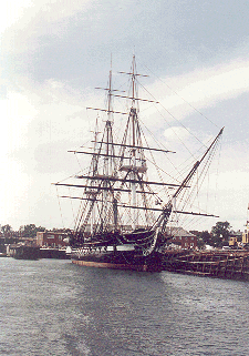 The U.S.S. Constitution (Old Ironsides) at Berth - Charlestown, Massachusetts