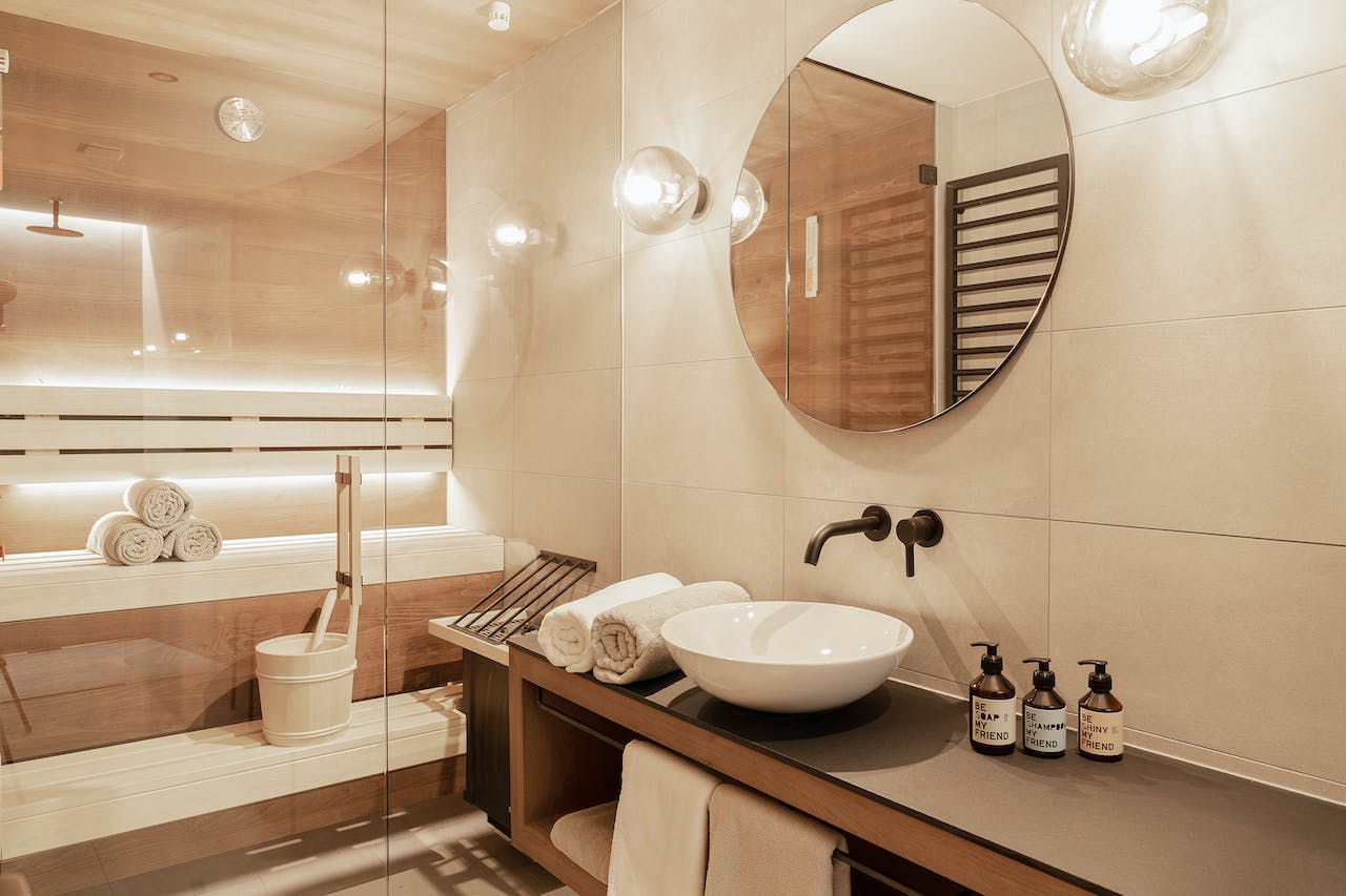Sauna. Image by Pexels