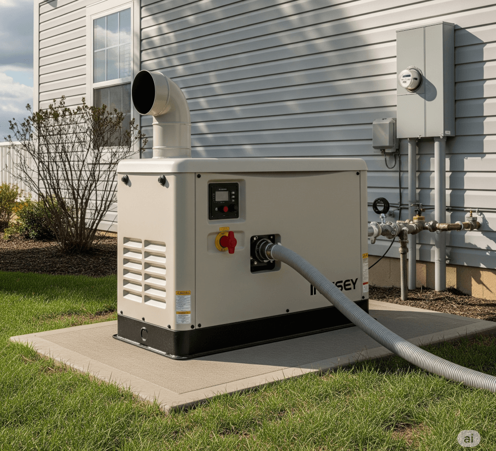 home generator. Image by Gemini