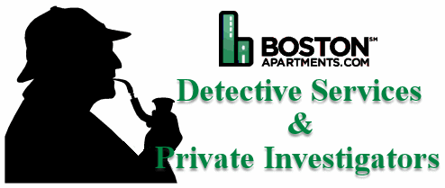 Detective services, detective agencies logo