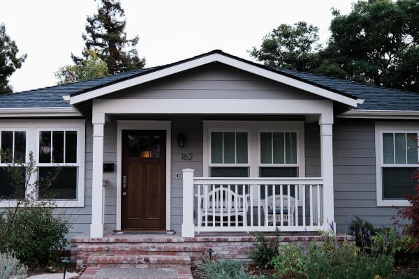 House with a small porch