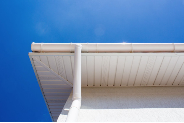 gutters on a house