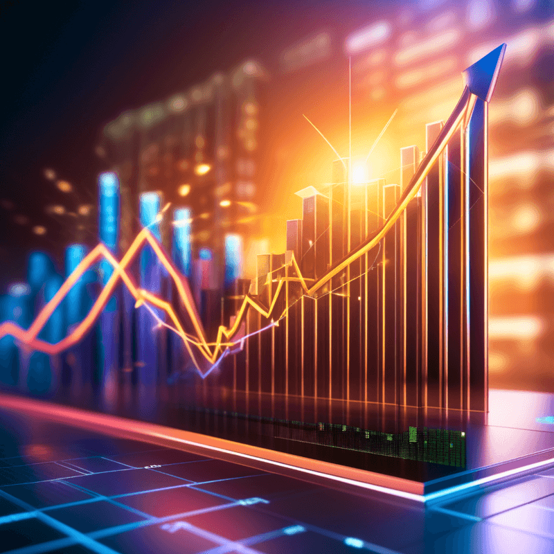 Stock market graph. Image by Pixabay