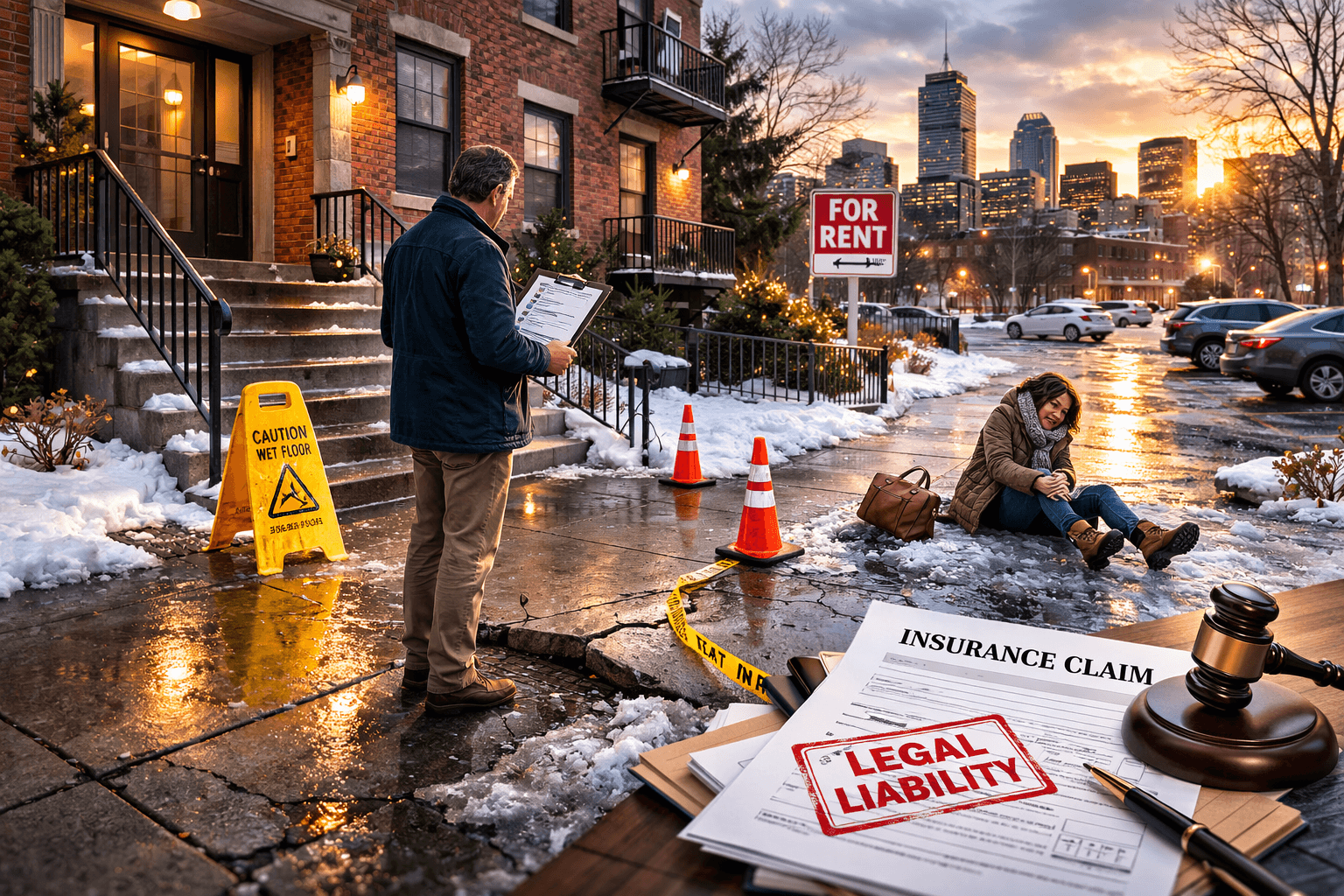 How Property Maintenance Oversights in Boston Rentals Create Financial and Legal Exposure for Landlords. Image by Chatgpt