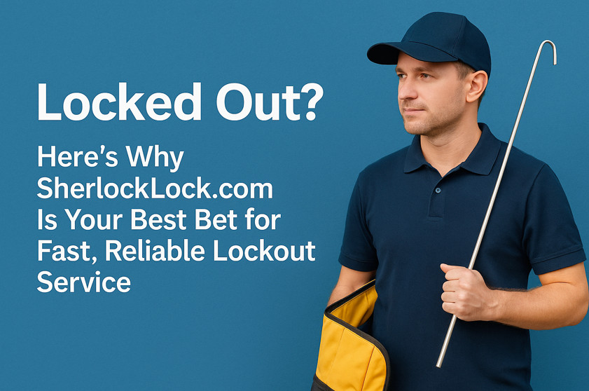 Handyman. Locked out? Here's why SherlockLock.com is your best bet for fast, reliable lockout service.