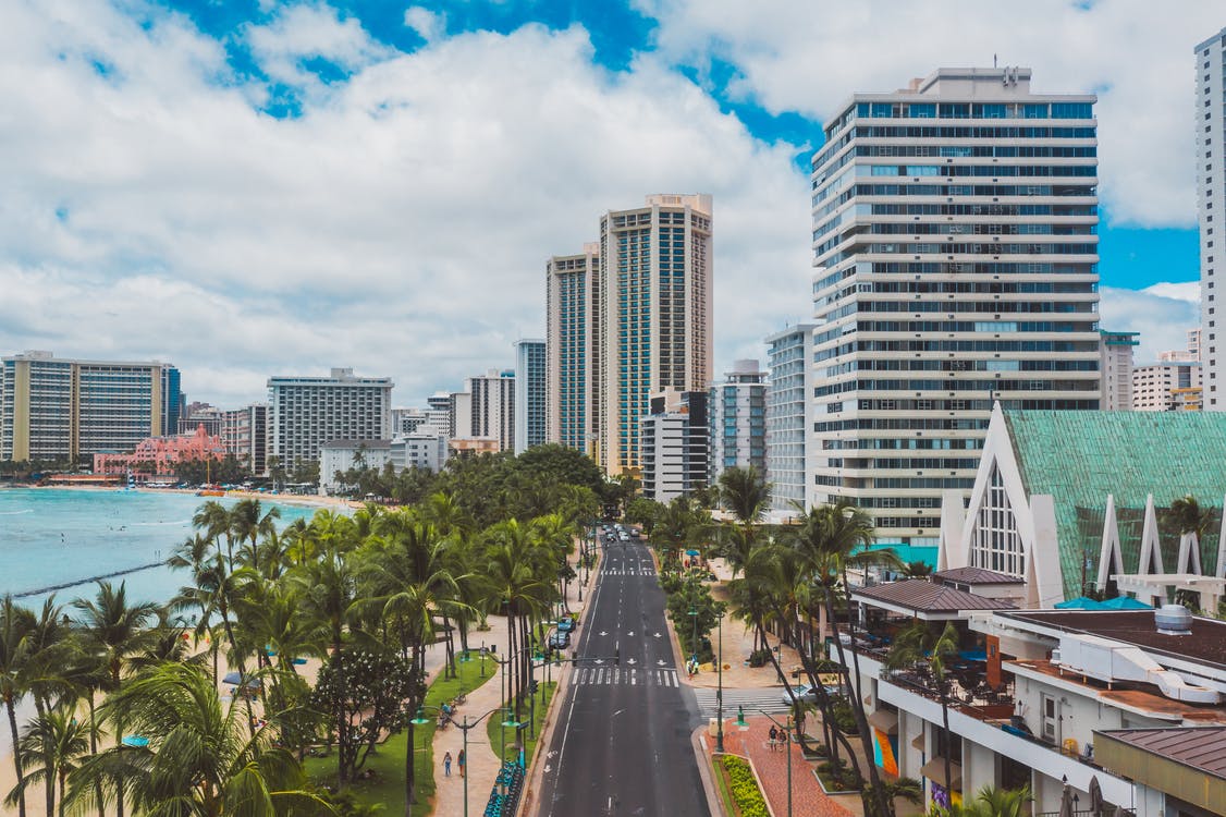 city near the ocean