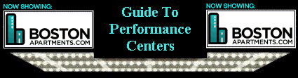 Guide to performance centers, Boston Apartments Logo