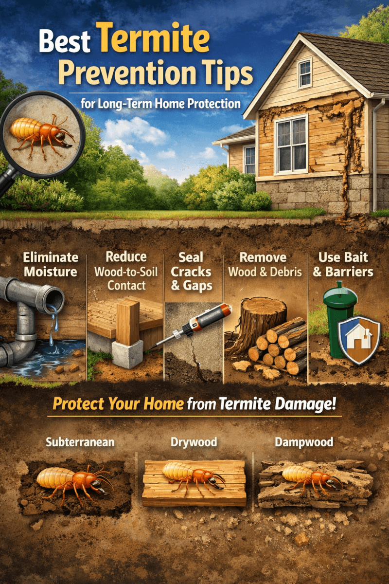 Termite prevention tips. Image by Chatgpt