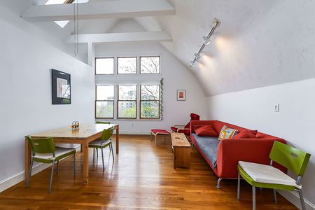 Fabulous and special tree-top oasis located between Coolidge Corner and Washington Square.