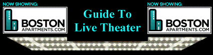 Guide to theaters, Boston Apartments Logo