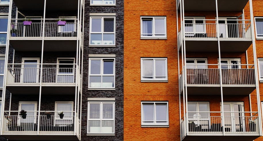 Apartments, balconies