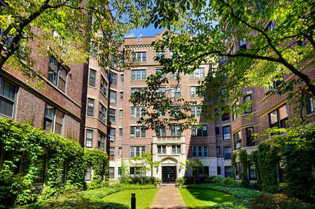 Brick buildings, Boston Apartments