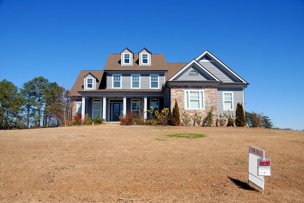 house for sale, yellow grass