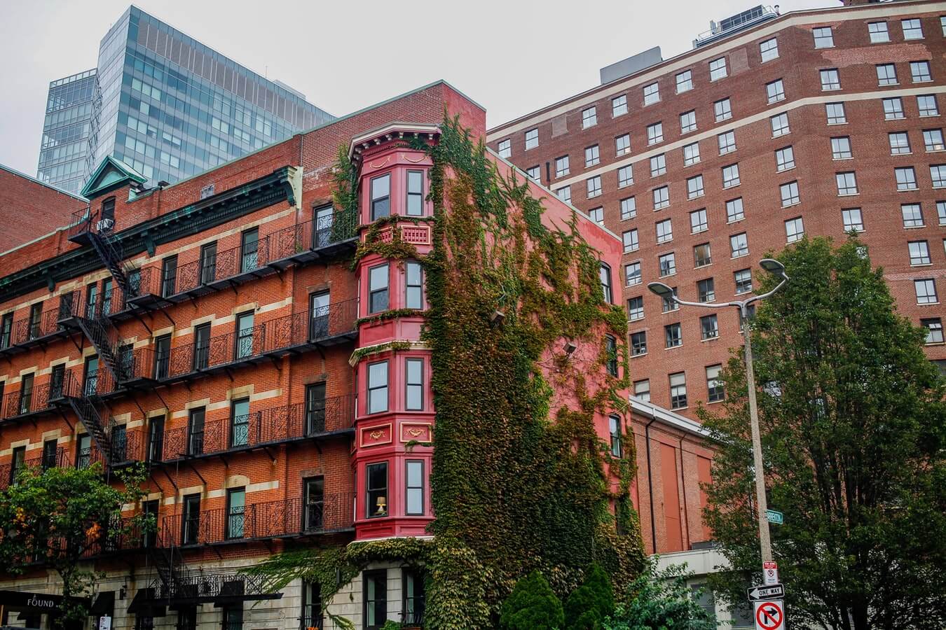 Brick buildings