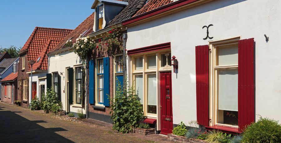 Multiple houses in a row together